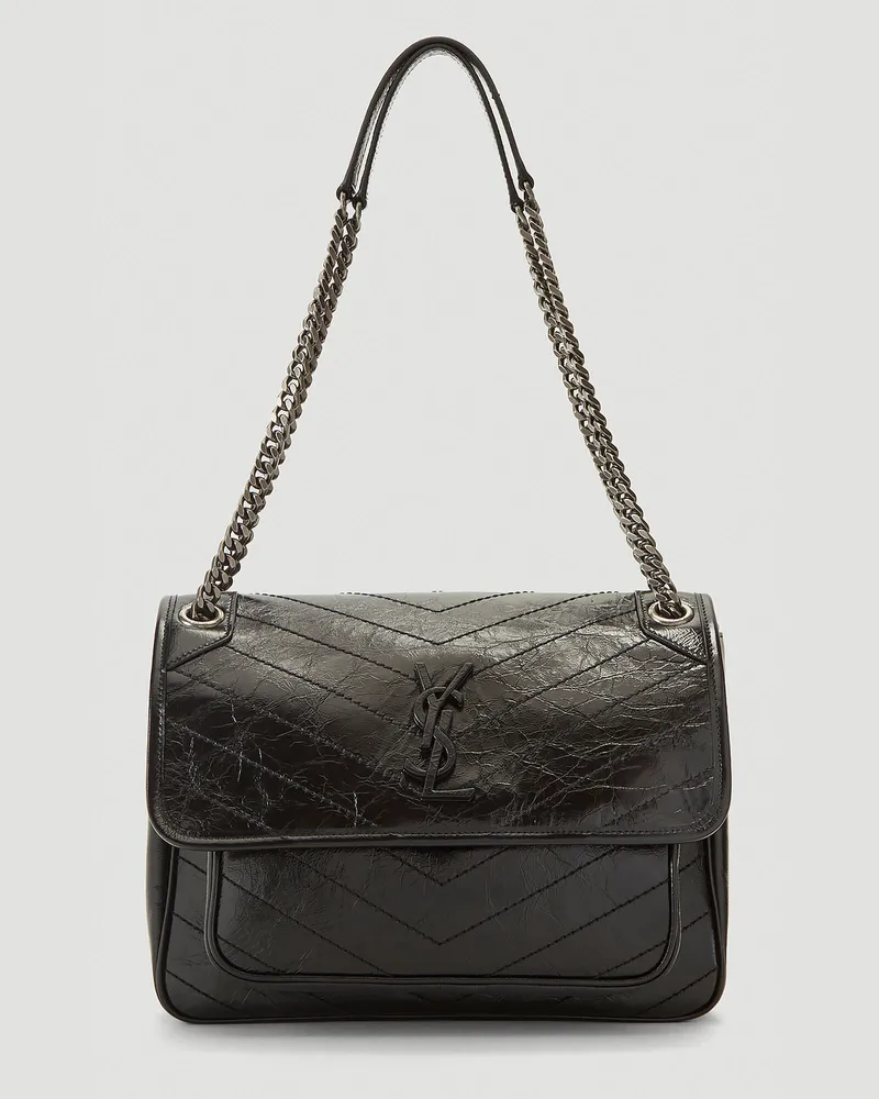 Saint Laurent Medium Niki Shoulder Bag Black