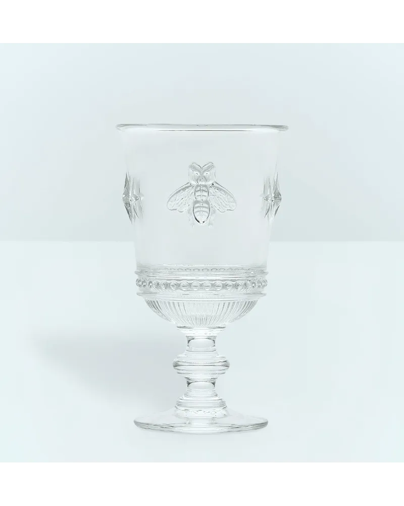 Set Of Two Bee Wine Glasses