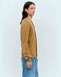 Comme des Garçons Wool Knit Cardigan Camel