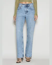 Saint Laurent Long Baggy Jeans Blue