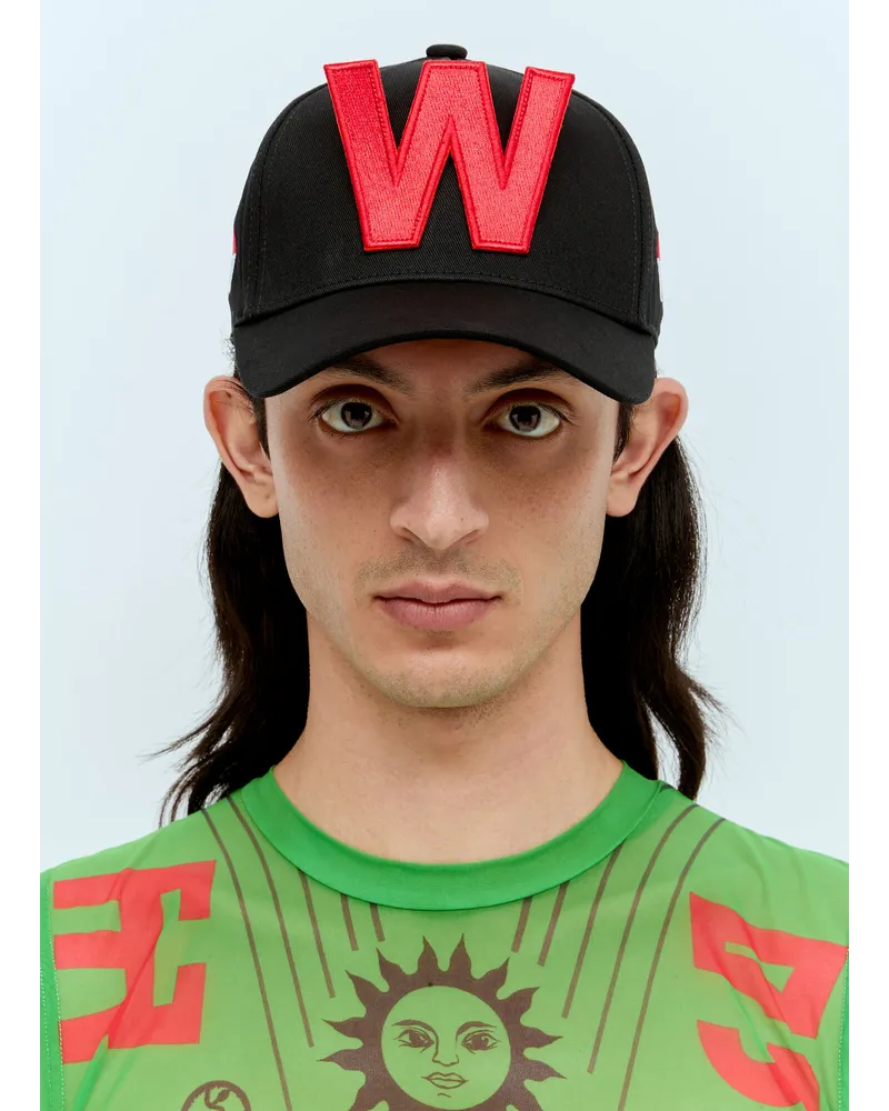 Walter van Beirendonck W Baseball Cap Black