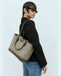 Gucci Ophidia Mini Tote Bag Brown