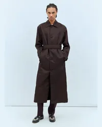 Gucci Gabardine Coat Brown