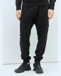 Stone Island Logo Patch Track Pants Black