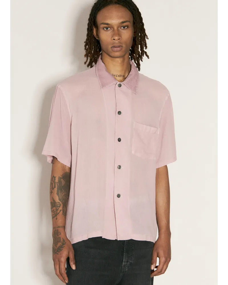 Our Legacy Crinkle Box Shirt Lilac