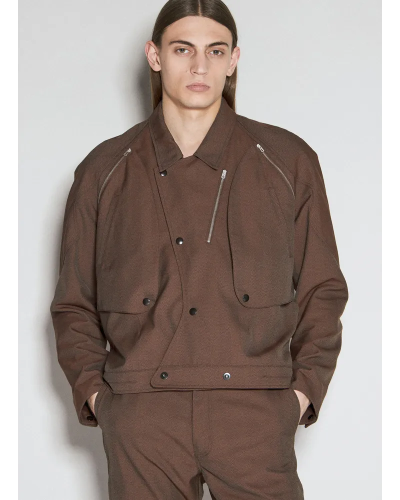 KIKO KOSTADINOV Tonino Utility Jacket Brown