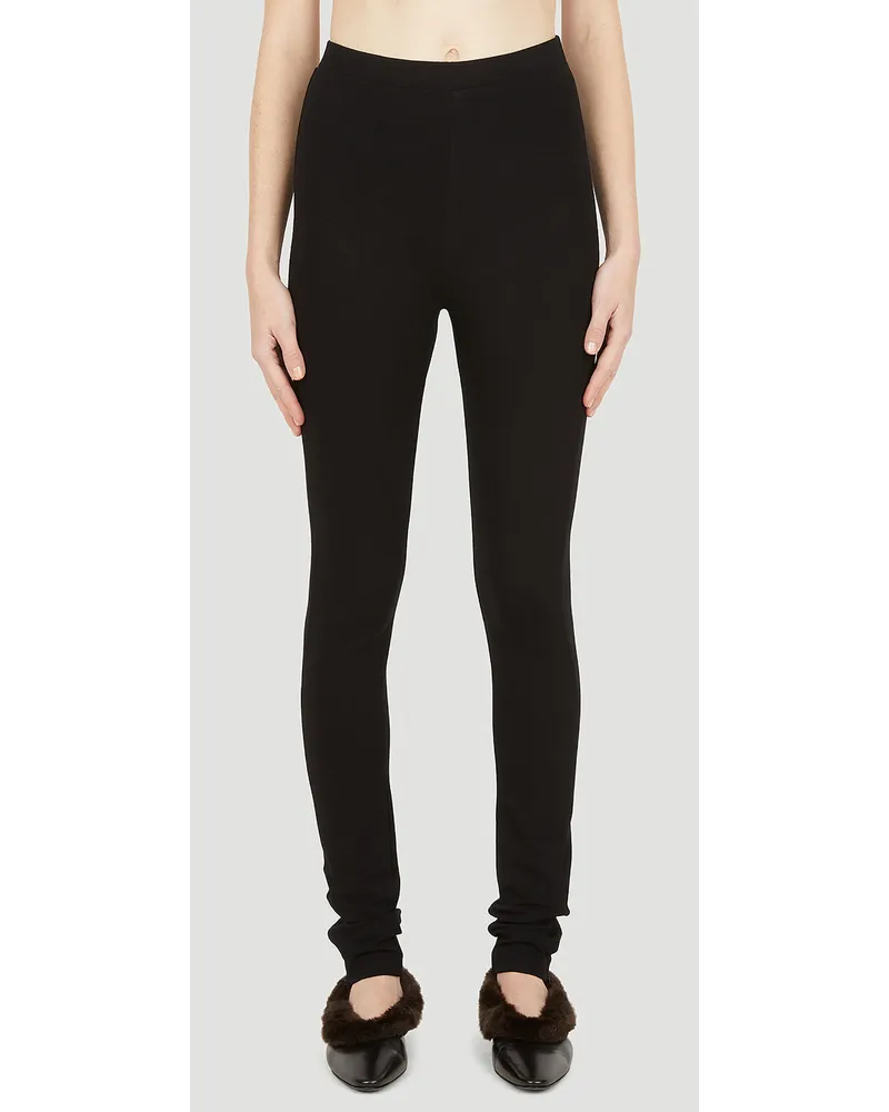 Totême Zip Cuff Leggings Black