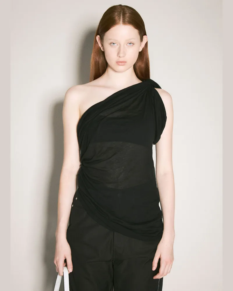 Rick Owens Twisted Top Black