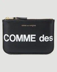 Comme des Garçons Huge Logo Pouch Bag Black