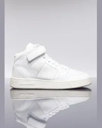 Saint Laurent Jefferson High Top Sneakers White