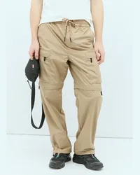 Moncler Lightweight Drawstring Track Pants Beige