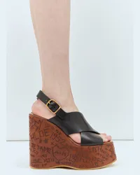 Chloé Maxime Wedge Sandal Black