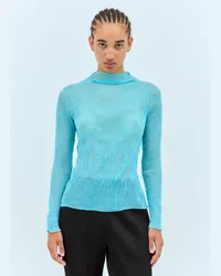 Issey Miyake Chiffon Twist 1 Long Blue