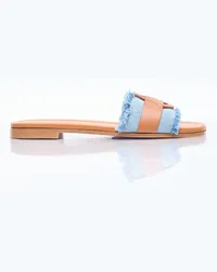 Moncler Bell Slides Blue