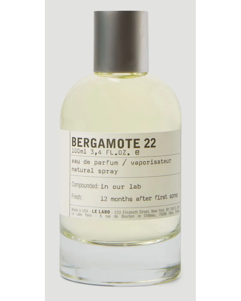 Le Labo Bergamote 22 Eau De Perfum Clear