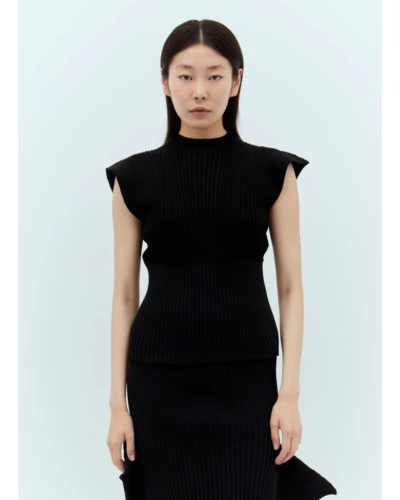 Issey Miyake Sensu Knit Top Black