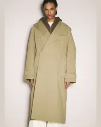 Entire Studios Canvas Trench Coat Khaki