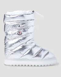 Moncler Gaia Pocket Mid Snow Boots Silver