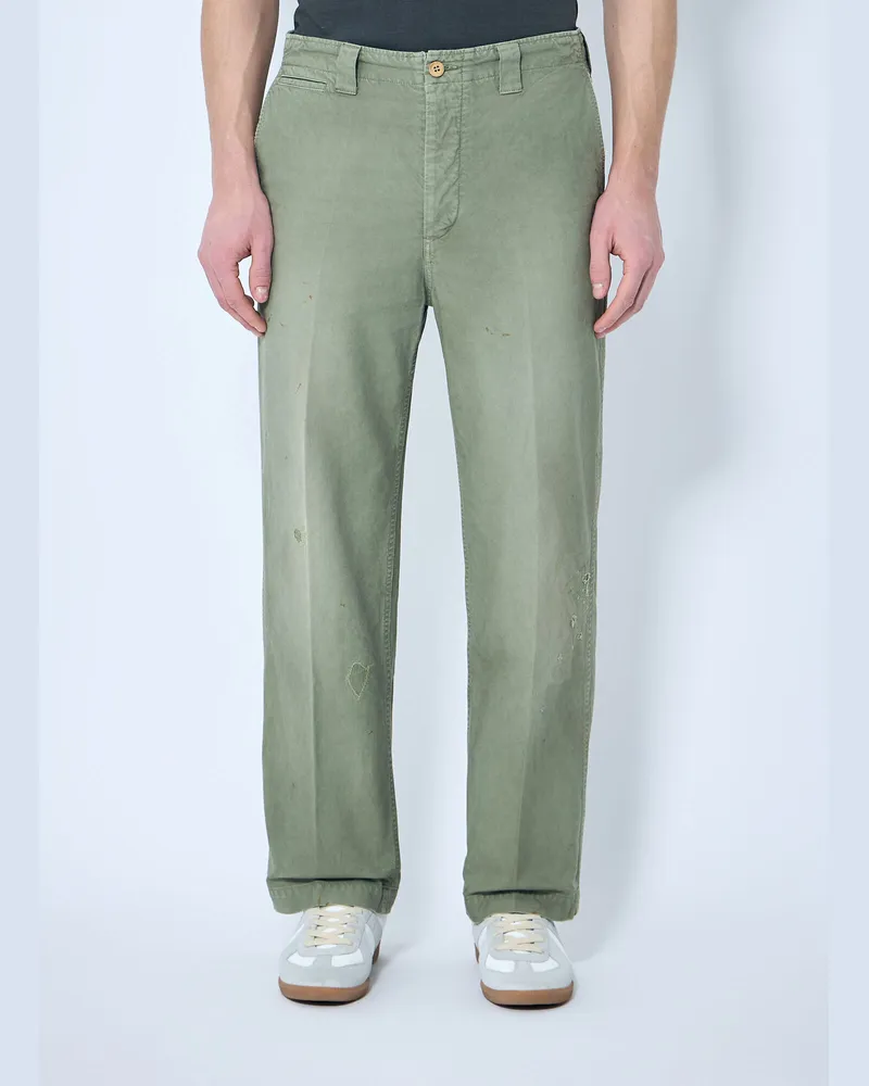 Visvim Wide Chino Pants Green