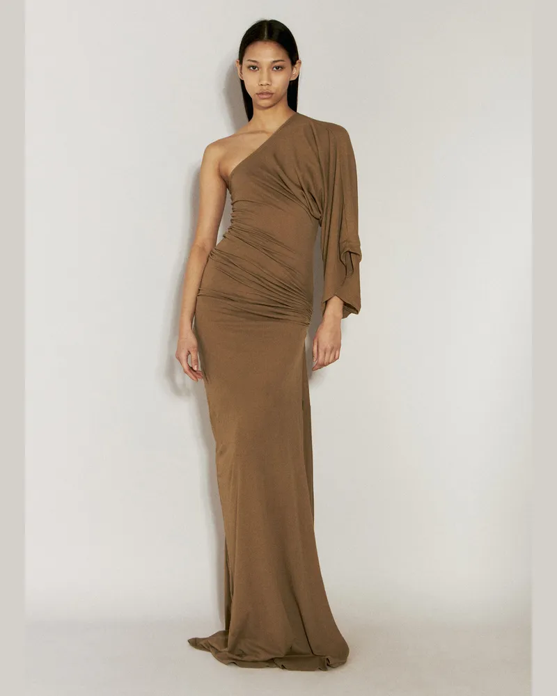 Entire Studios Pillar Maxi Dress Brown