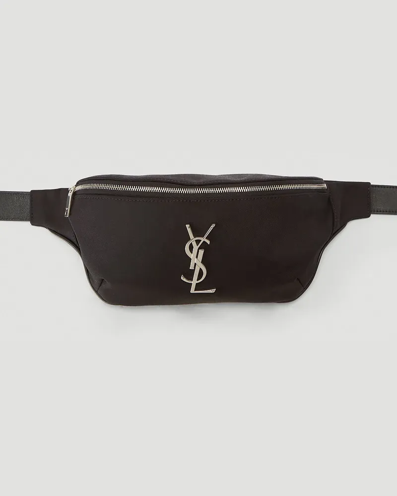 Saint Laurent Cassandre Classic Belt Bag Black