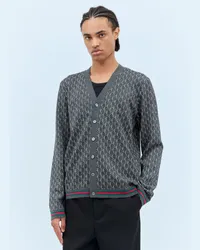 Gucci Gg Shadow Cardigan Grey