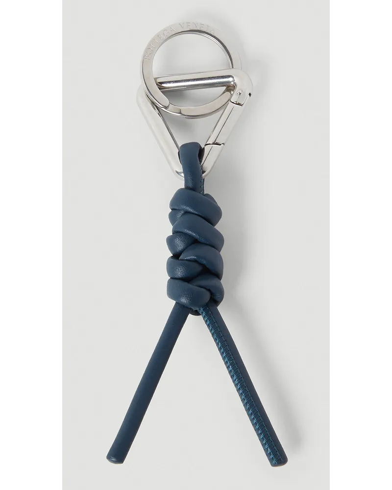 Bottega Veneta Knotted Key Ring Dark