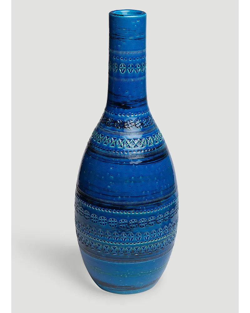 BITOSSI CERAMICHE Rimini Bottiglia Vase Blue