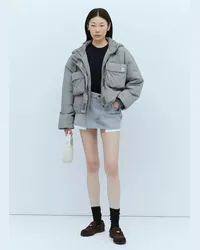 Miu Miu Blouson Padded Jacket Grey