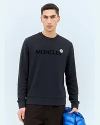 Moncler Logo Patch Sweatshirt Navy