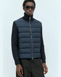 Moncler Padded Zip Navy