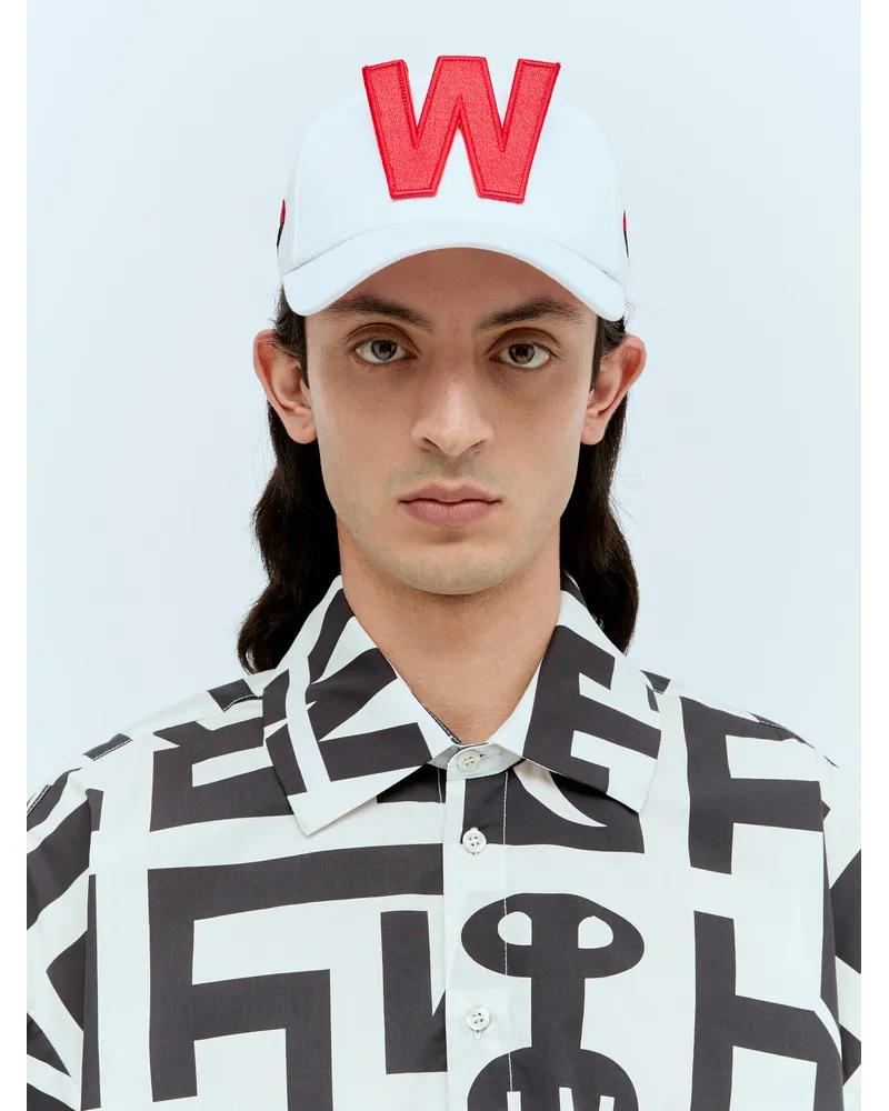 Walter van Beirendonck W Baseball Cap White