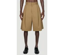 Cotton Gabardine Bermuda Shorts