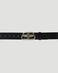 Balenciaga Bb Buckle Belt Black