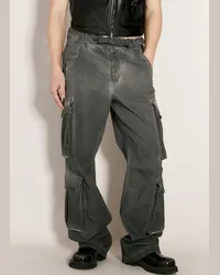 Dolce & Gabbana Drill Cargo Pants Grey