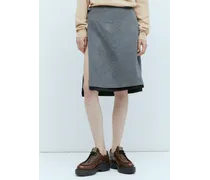 Velour Midi Skirt