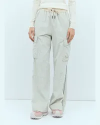 Moncler Corduroy Cargo Pants Grey