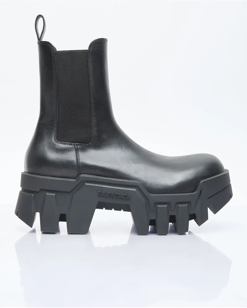 Balenciaga Bulldozer Chelsea Boots Black