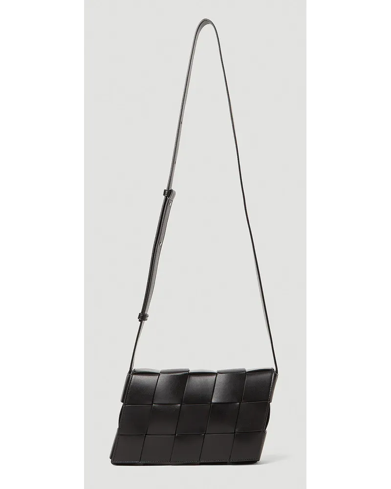 Bottega Veneta Speed Cassette Medium Crossbody Bag Black