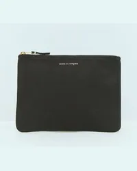 Comme des Garçons Washed Leather Pouch Black