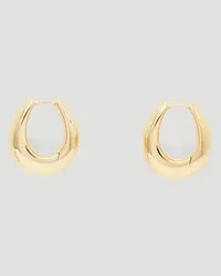 Tom Wood Ice Hoop Small Earrings Gold