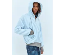 Zip Hybrid Hooded Sweatshirt
