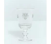 Set Of Two Tiger Wine Glasses