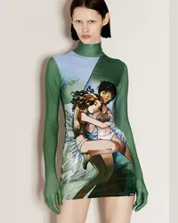 VETEMENTS Anime Mini Dress Green