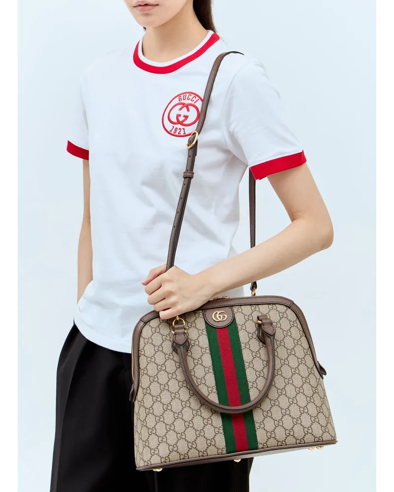 Gucci Ophidia Medium Handbag Brown