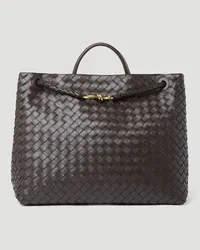 Bottega Veneta Large Andiamo Handbag Brown