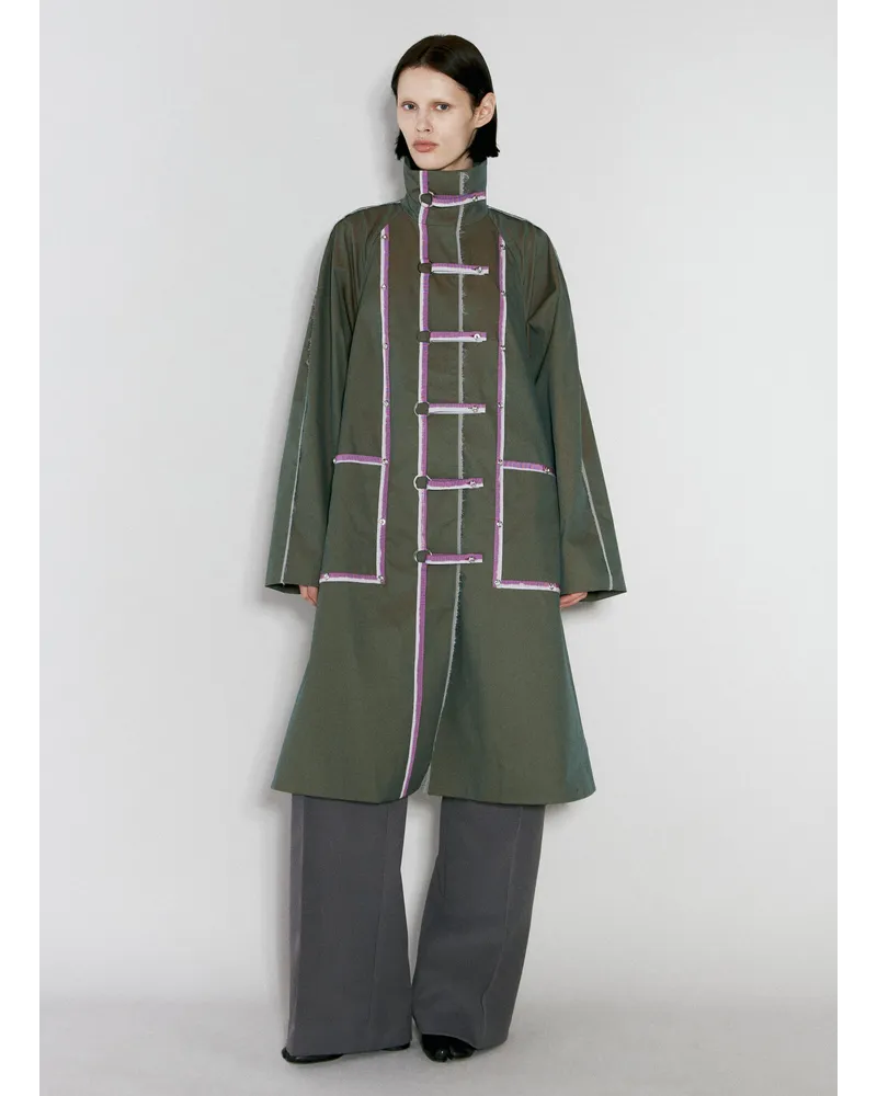 KIKO KOSTADINOV Aketon Coat Green