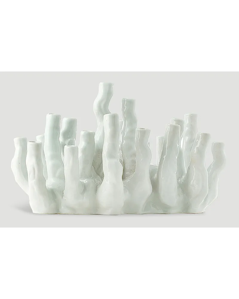 POLSPOTTEN Coral Reef Vase White