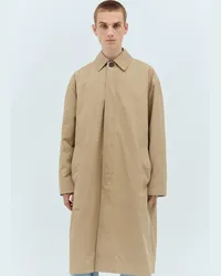 Bottega Veneta Cotton Twill Trench Coat Beige