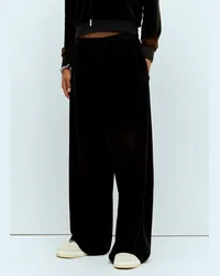 Acne Studios Velvet Track Pants Black